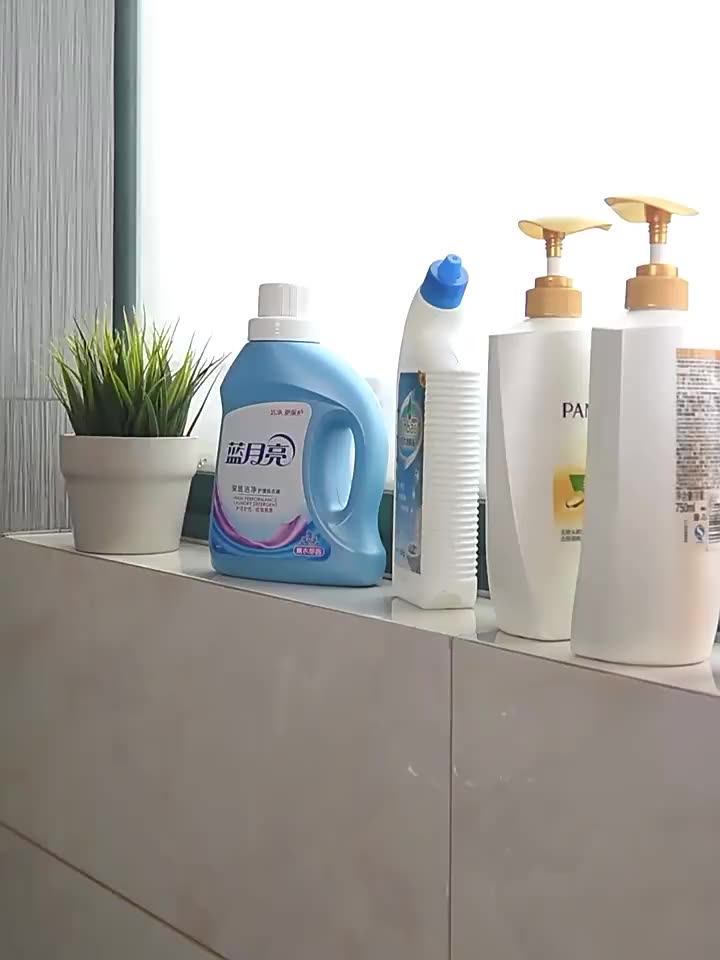 4 Layer Bathroom Bathtub Telescopic Corner Shower Caddy Revolving Storage Rack Triangular Fan