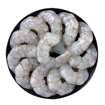 Large shrimps fresh frozen ice-free premium green shrimps hand-defiled shrimps low-fat shrimp meat commercial wholesale