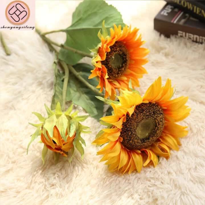 New Arrival Economic Christmas Gift Artificial Sunflowers For Sale