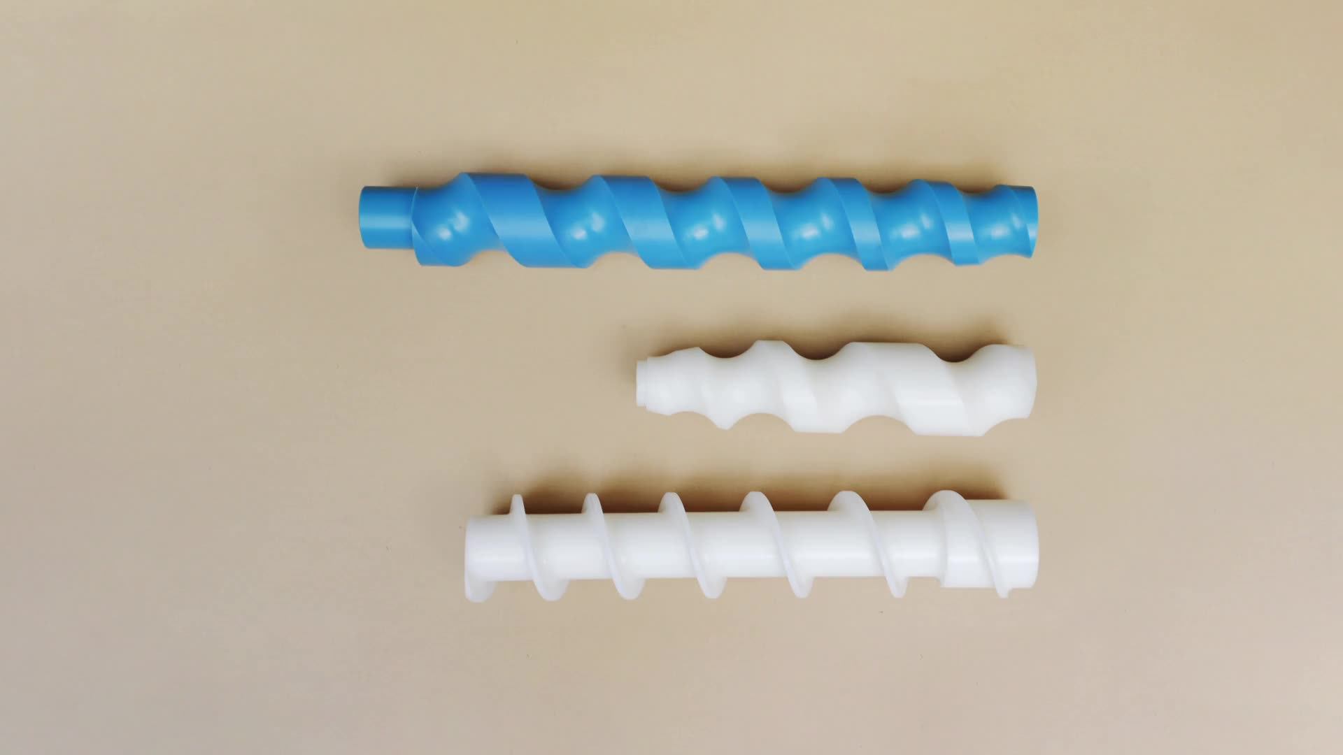 China Supplier Wholesale Precision Custom Ptfe Plastic Screw Conveyor