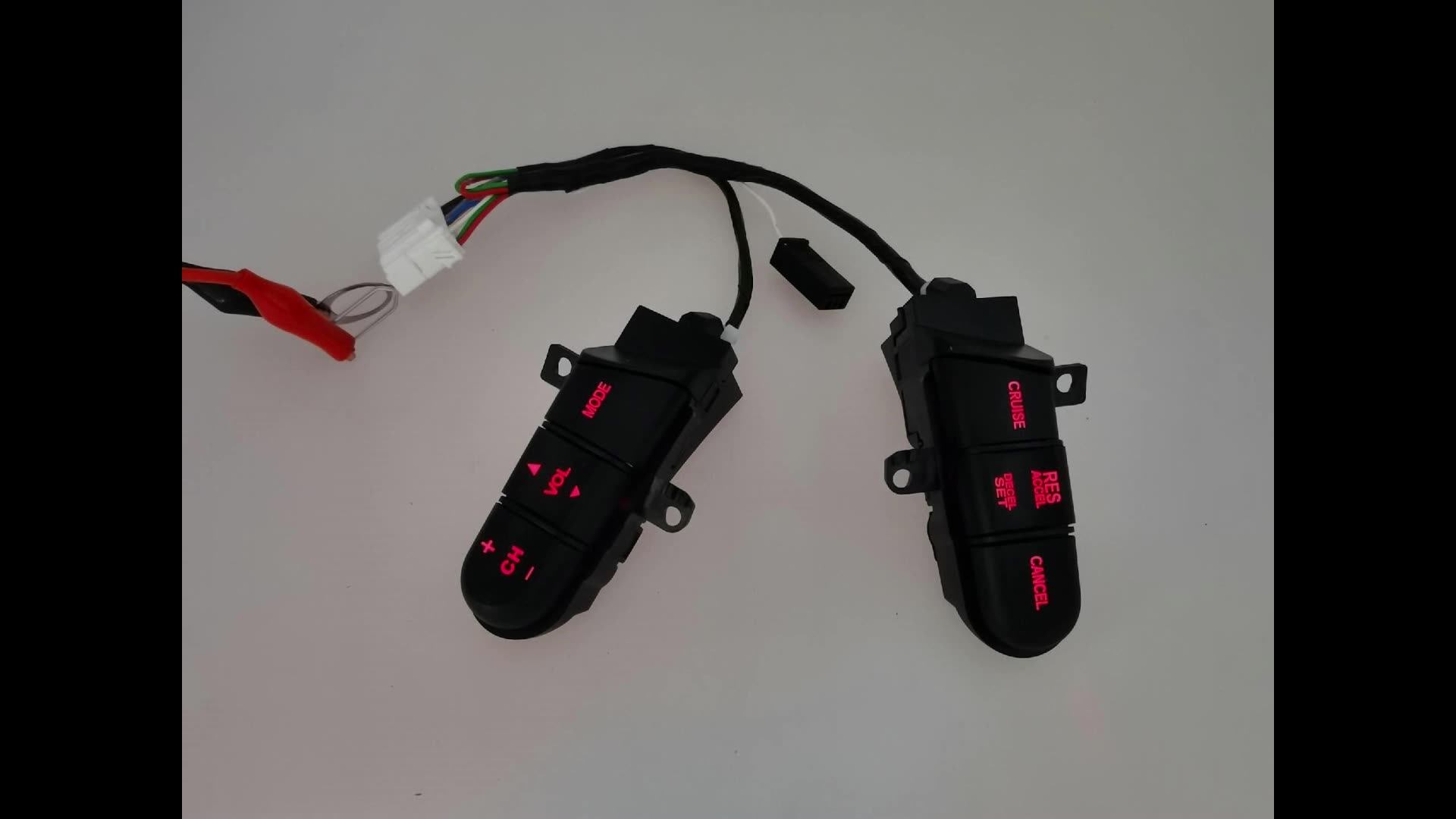 Steering Wheel Audio & Cruise Control Switch For Honda Civic 2006-2008 - Direct Replacement Button - View #14