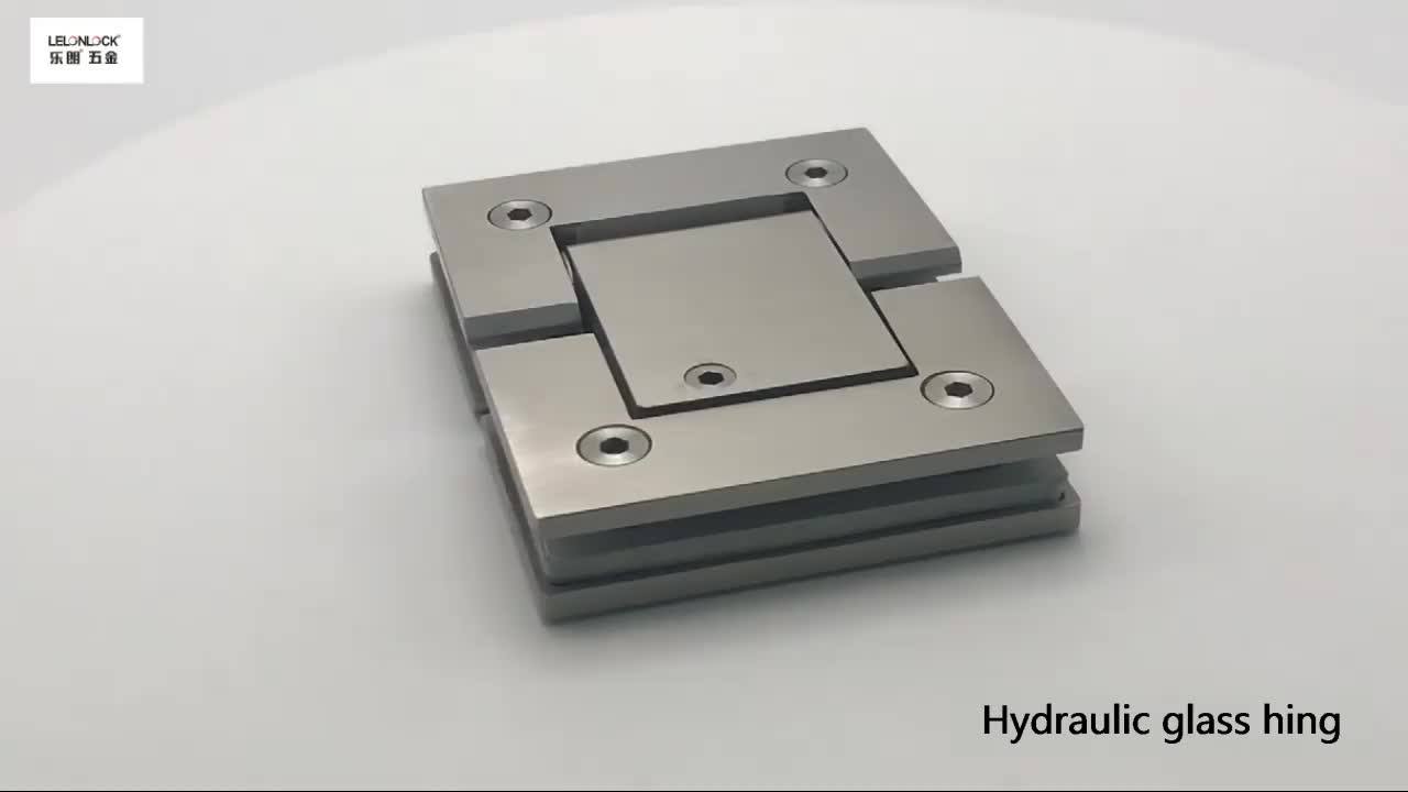 Speed Adjustment Self Closing 180 Degree Spring And Hydraulic Glass To