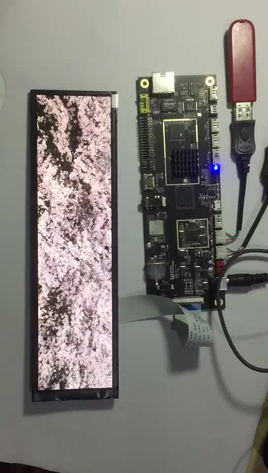 Shelf Display 8.8 Inch 1920x480 Stretched Lcd Android Display With