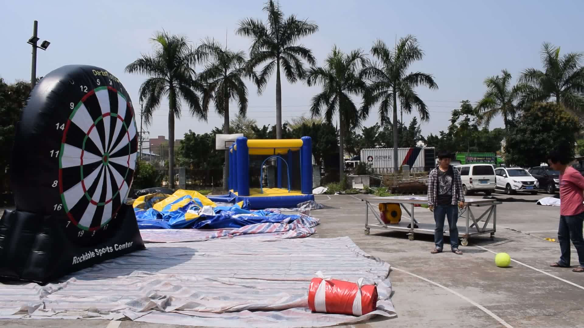 Factory Price Inflatable Golf Dart Game Inflatable Foot Darts For Sale