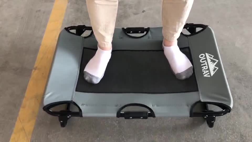 Qsoutdoor Folding Cot For Pet Up To 50 Lbs With Mesh Insert Buy