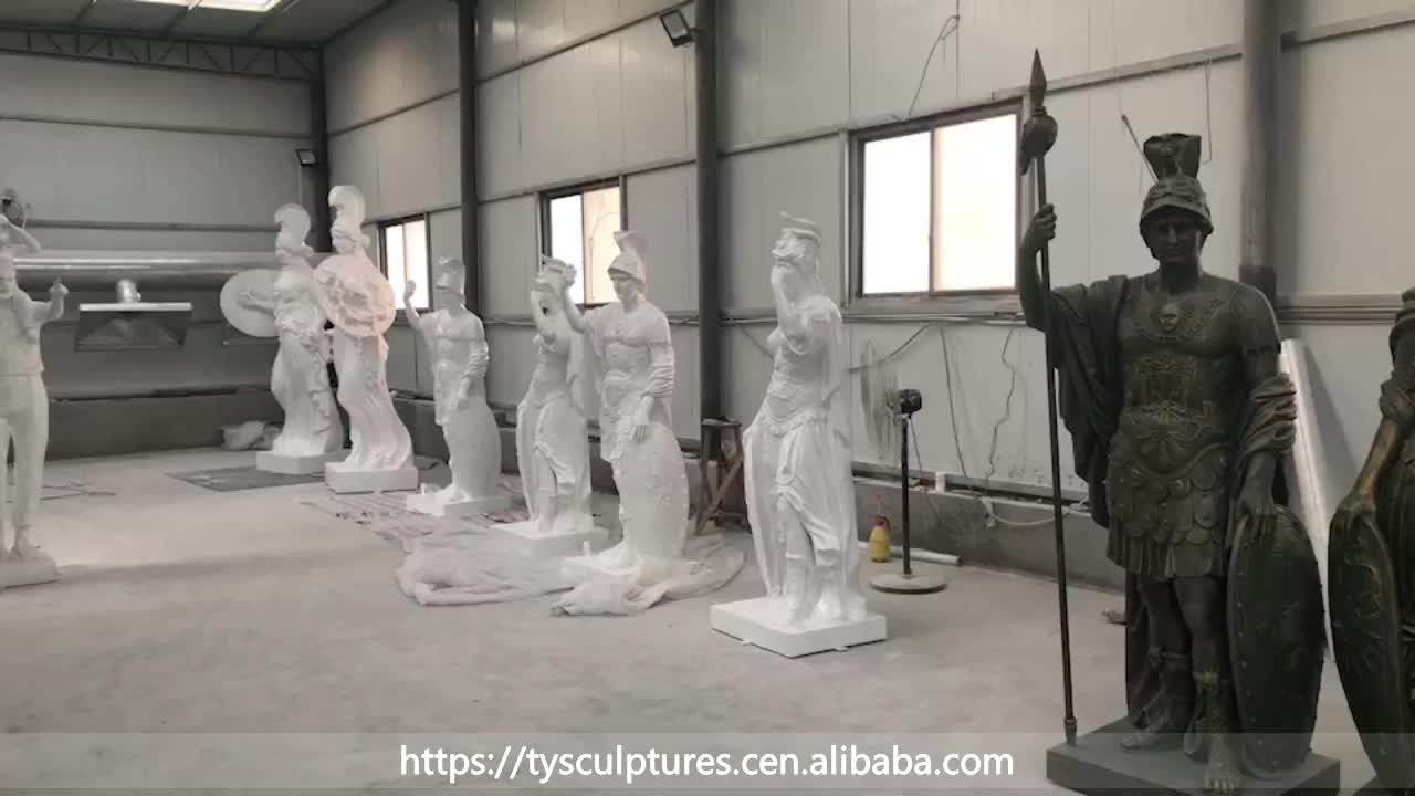 Wholesale Golden Fiberglass Life Size Resin Greek Four Season Angel