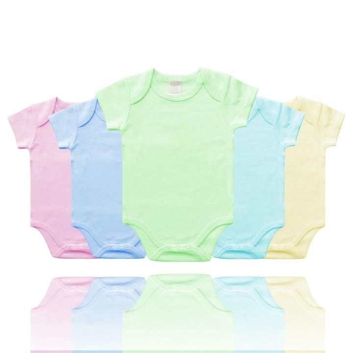 Wholesale Bamboo Baby Clothes Custom Baby Onesie Cotton Soft Baby Boy