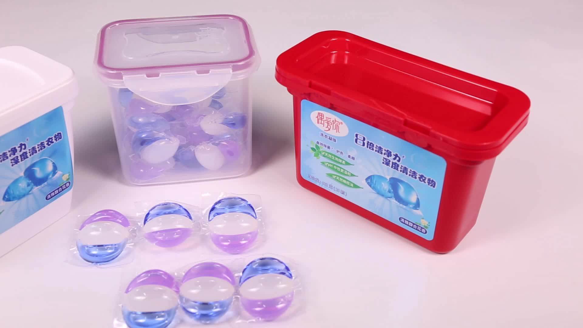 Hotselling Ecofriendly Laundry Beads Washing Pods Biodegradable