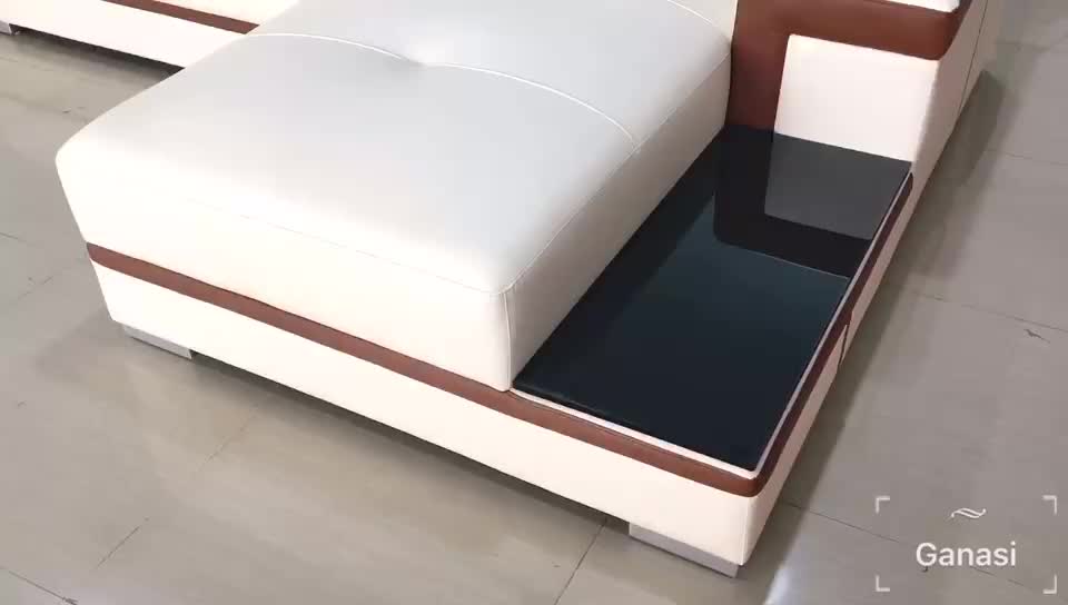 Royal Leather Sofa Set Furniture To Saudi Arabia Wholesale 
