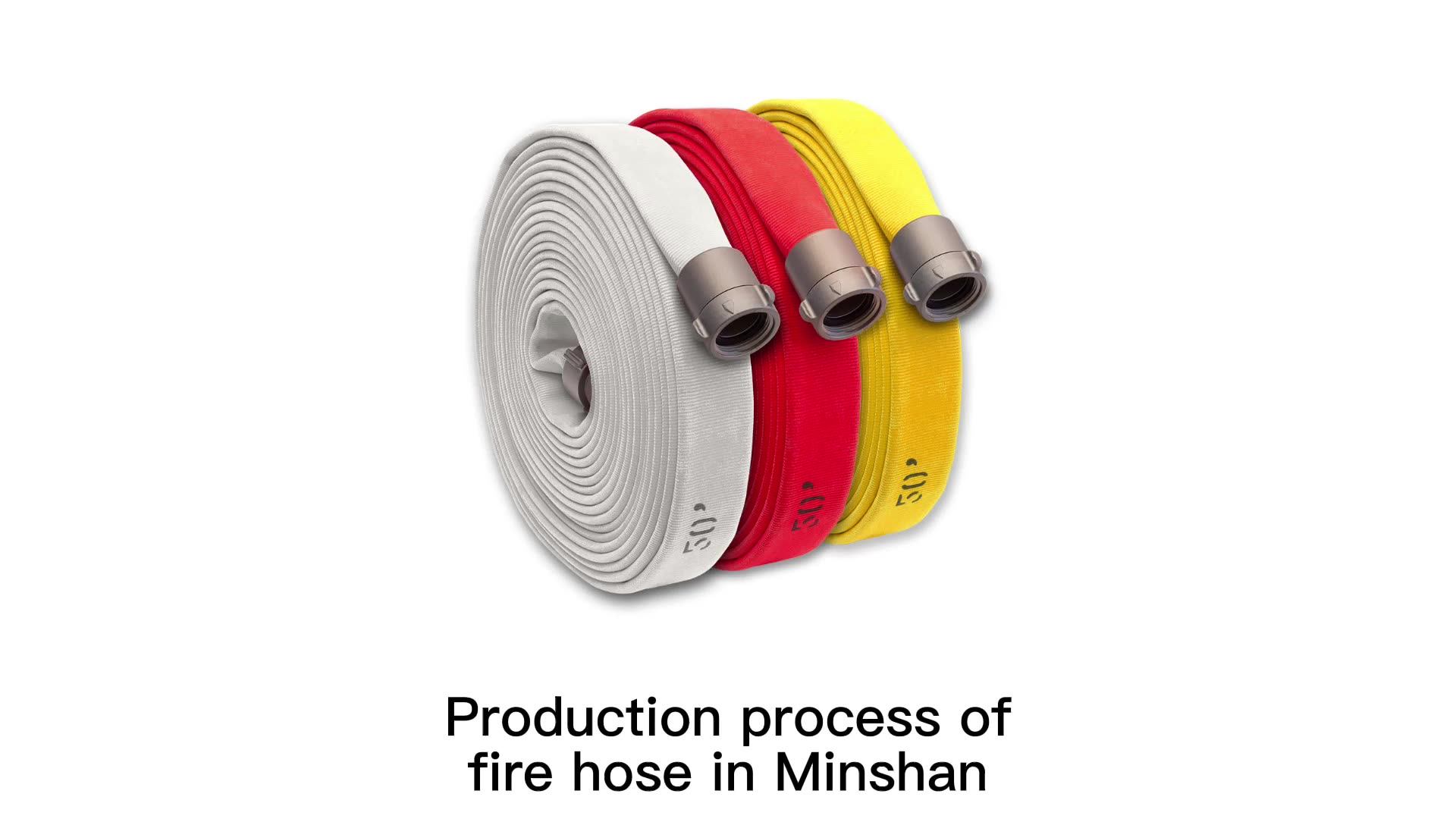 Heavy Duty Fire Hydrant Fabric Roll Lay Flat Garden Water Hose Pipe 30m