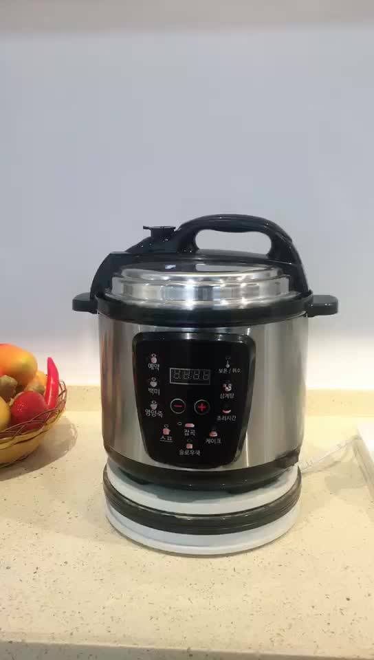 Stainless Steel Pot 1000w Programmable Electric Pressure Cooker Crock Pot Multi Cooker Rice