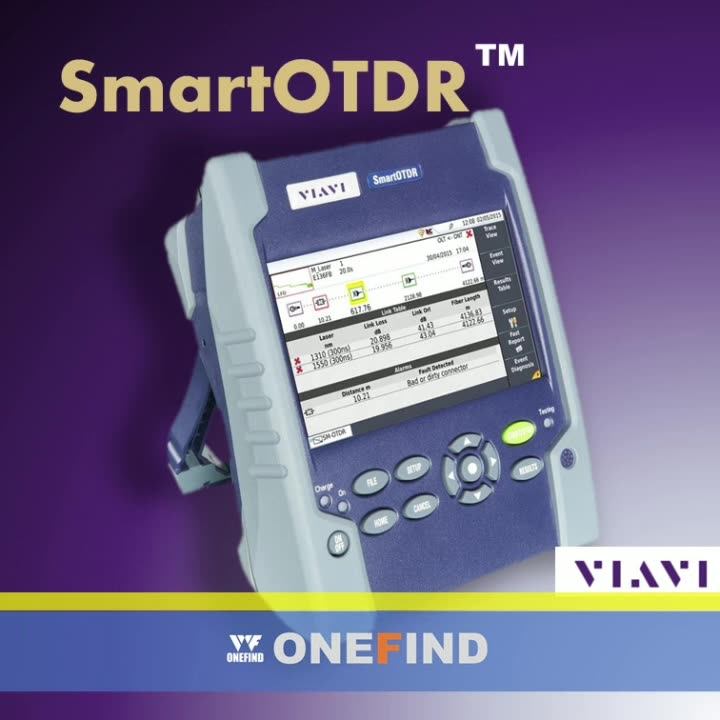Jdsu Viavi Smart Otdr,Mini Otdr 1310/1550 E126a 37/35db With Laser