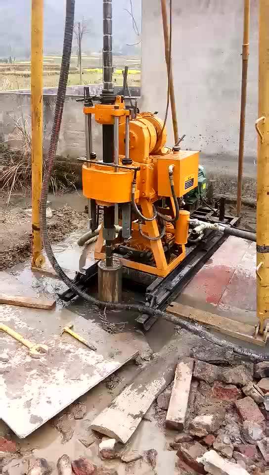 Hz200y Rock Core Rotary Drilling Machine Hydraulic Water Well Drilling