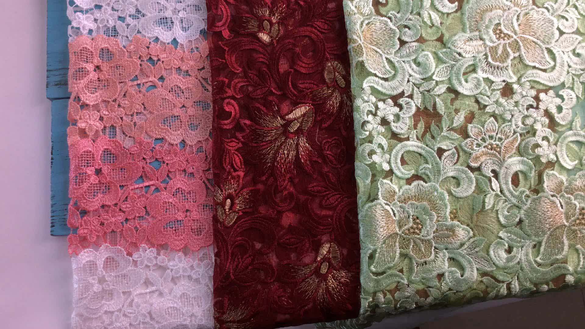 Heavy Textile Korean Cord Guipure Embroidery Dress Lace Fabric Buy