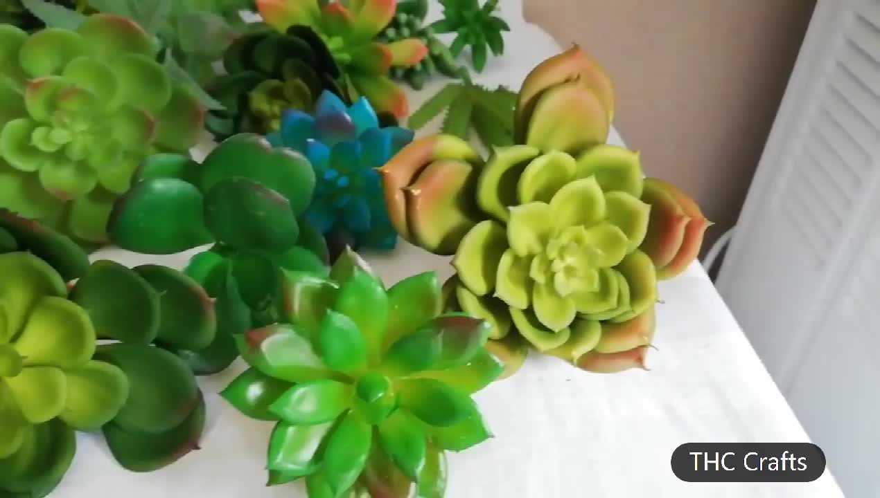 8 Pack Bulk Unpotted Artificial Succulent Plants Faux Assorted Buy