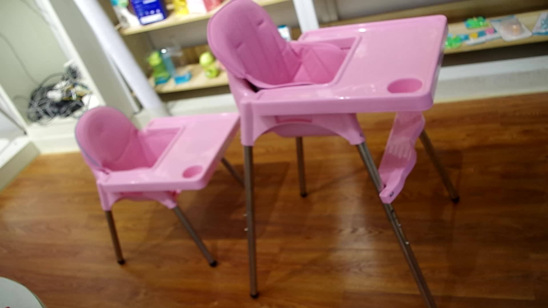 Cheap Good Quality Restaurant Baby High Chair Hardness For Kid Feeding