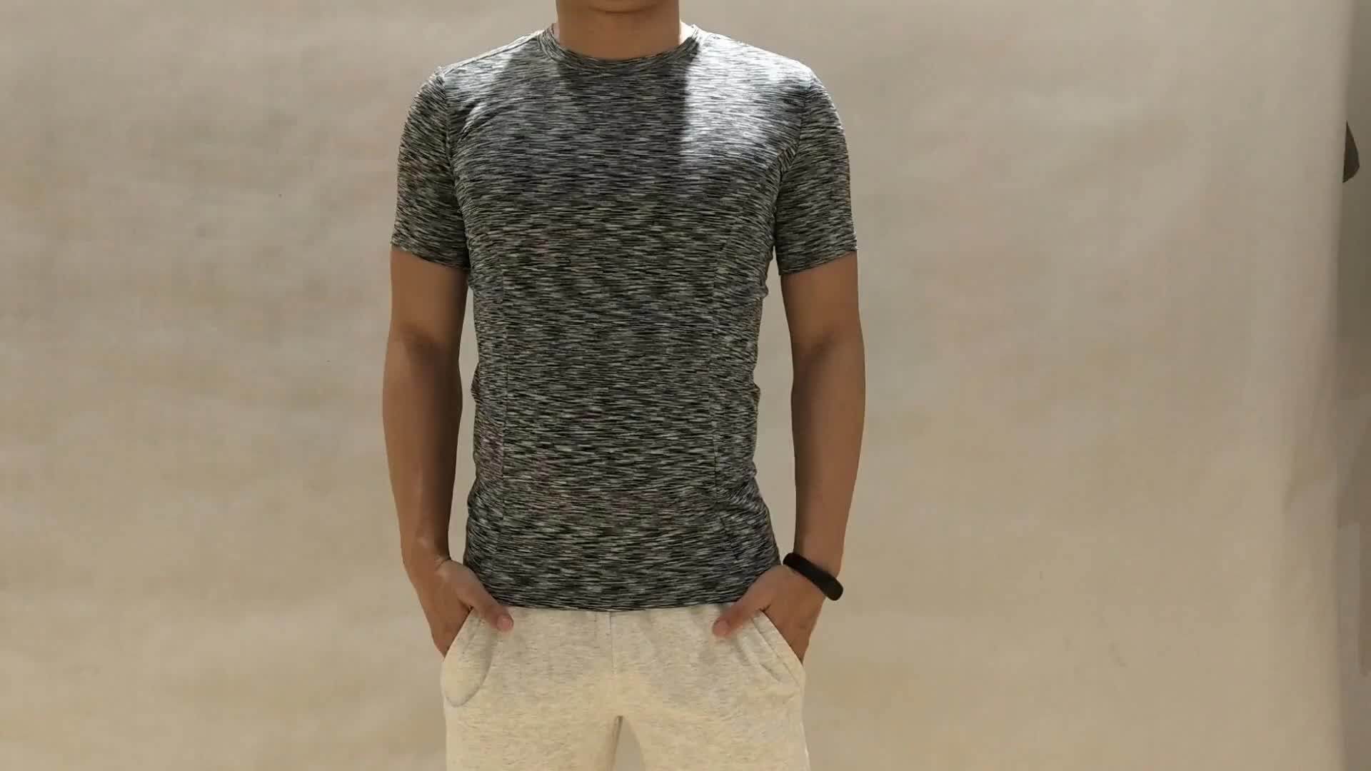 Sportswear Wholesale Men T Shirt Fitness Clothing Compression Shirts