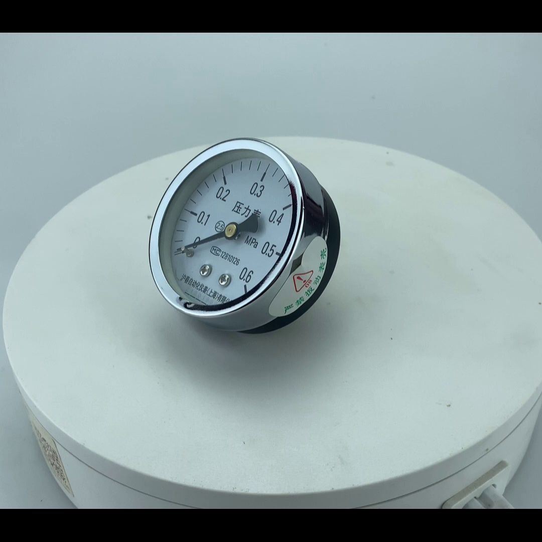 Y60Z trục không có cạnh đồng hồ đo áp suất thông thường áp suất nước máy đo áp suất không khí máy nén khí máy bơm nước tháp nước ống nước bể nước Thượng Hải và Chun 