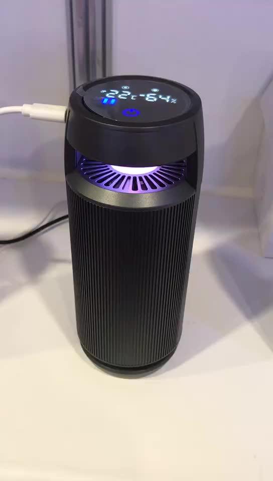 Hepa Filter Mini Smart Infrared Led Display Pm2.5 Car Airpurifier Air Purifier With Hepa Filter