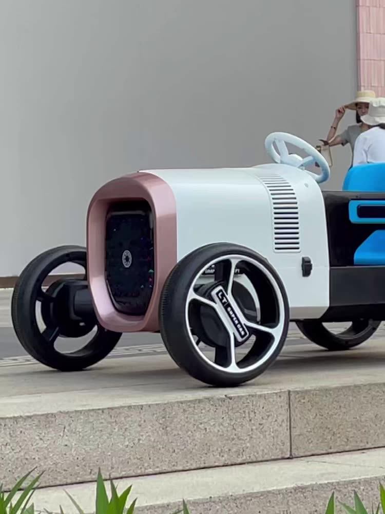 Mercedes concept version baby stroller electric car Children's four-wheeled remote control car Men and women babies can sit on the toy car