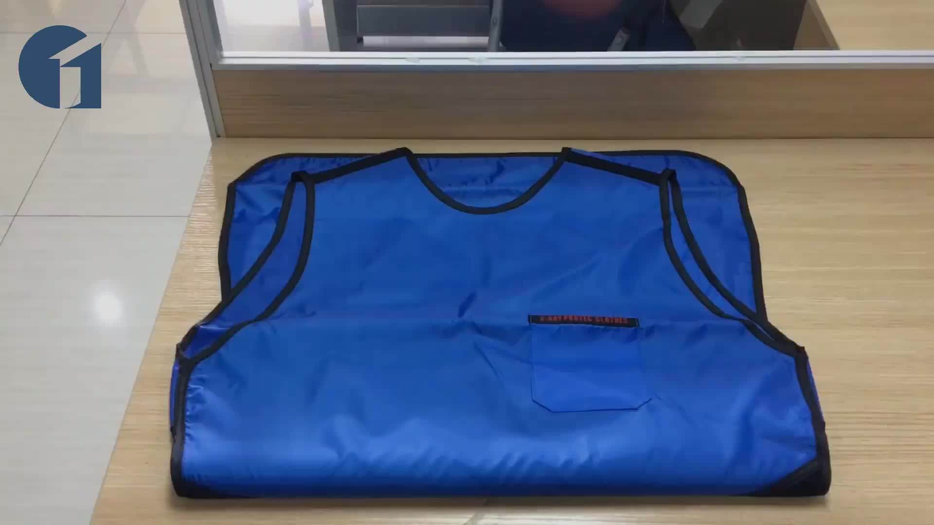 0.35 Mm Light Weight Xray Radiation Room Protection Lead Rubber Apron