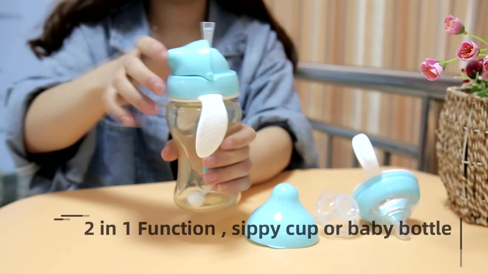 Anticolic Formula Making Dispenser Baby Bottles Feeding Classic Tinted Plastic Standard Neck