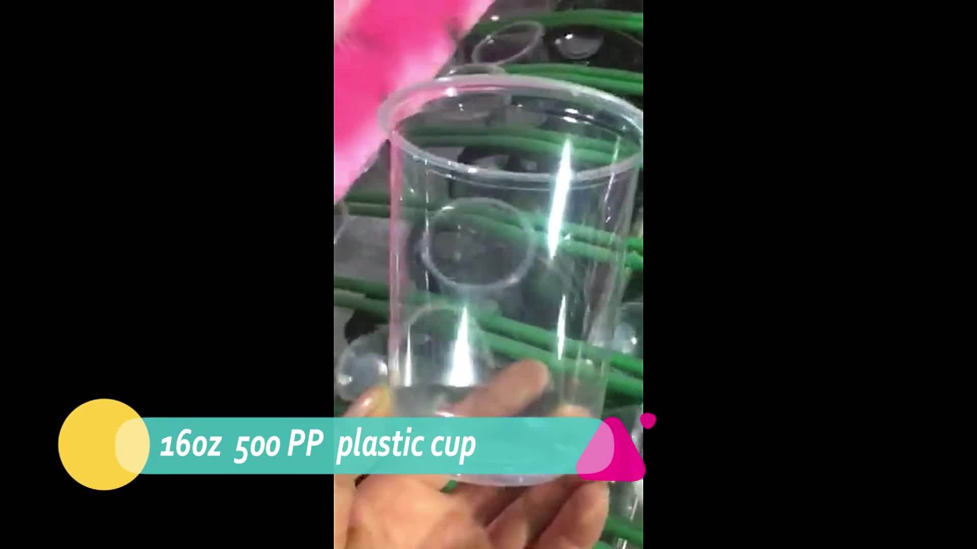 700ml Pp Microwave Plastic Disposable Bubble Tea Cup With Lid Buy