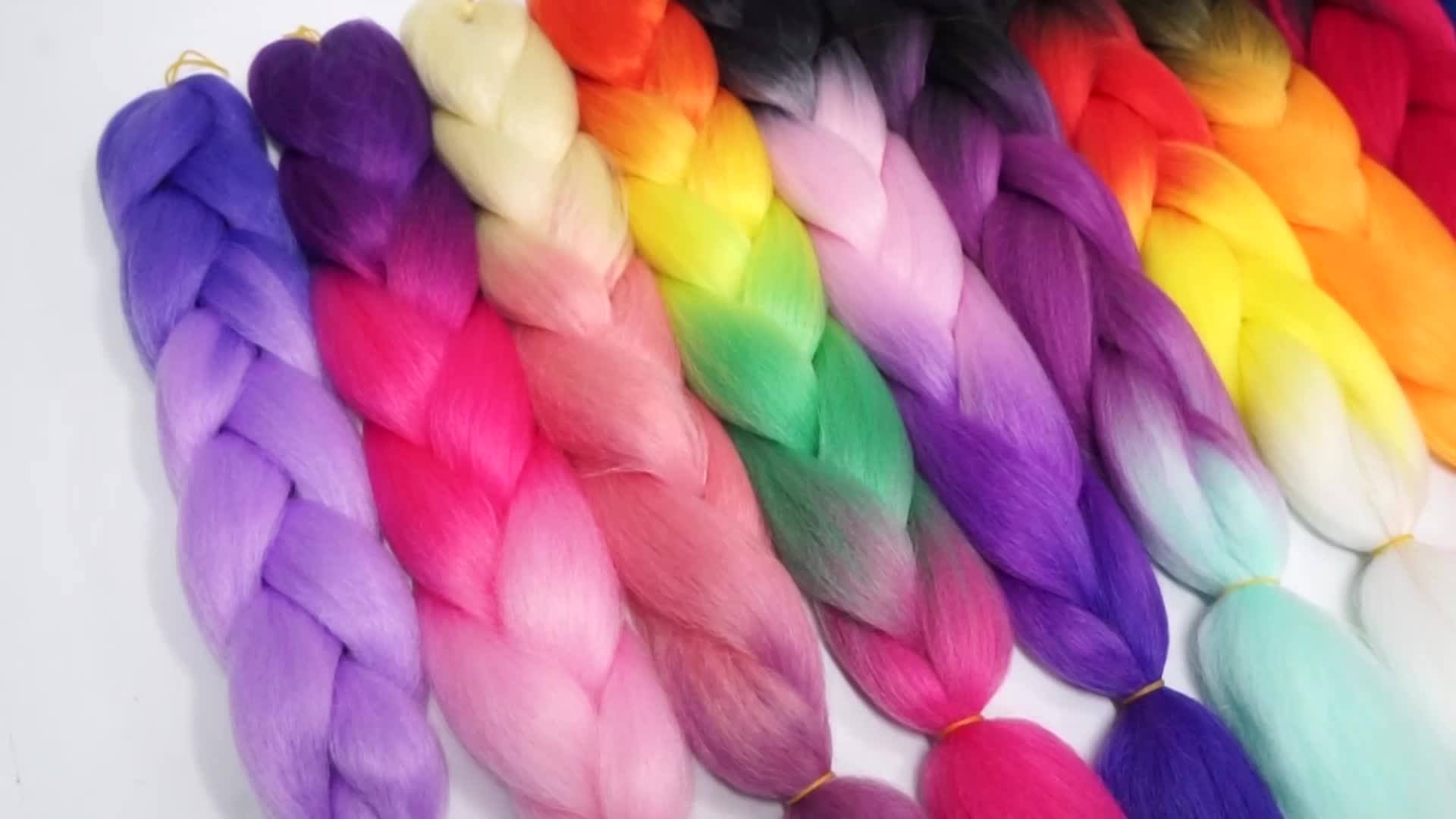 Free Sample Synthetic Crochet Hair Extension Jumbo Yaki Pre Stretch