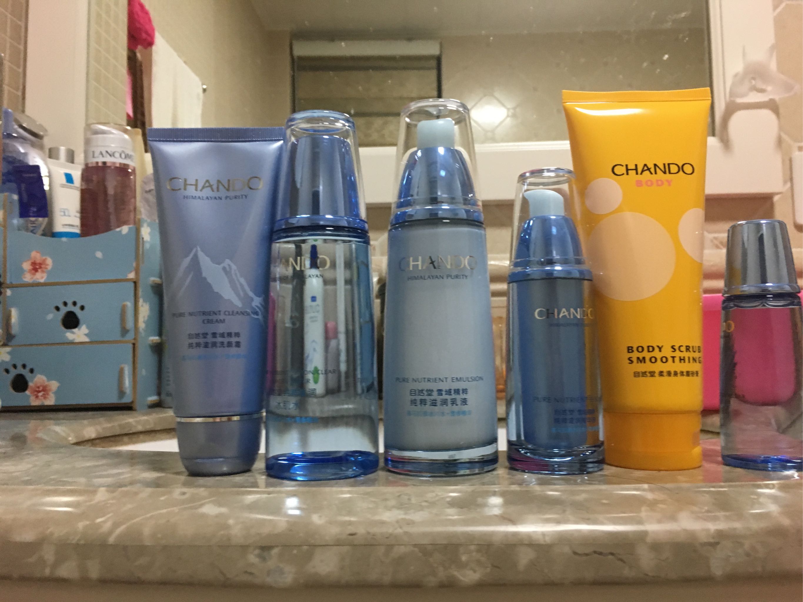 自然堂雪域保湿臻选套装