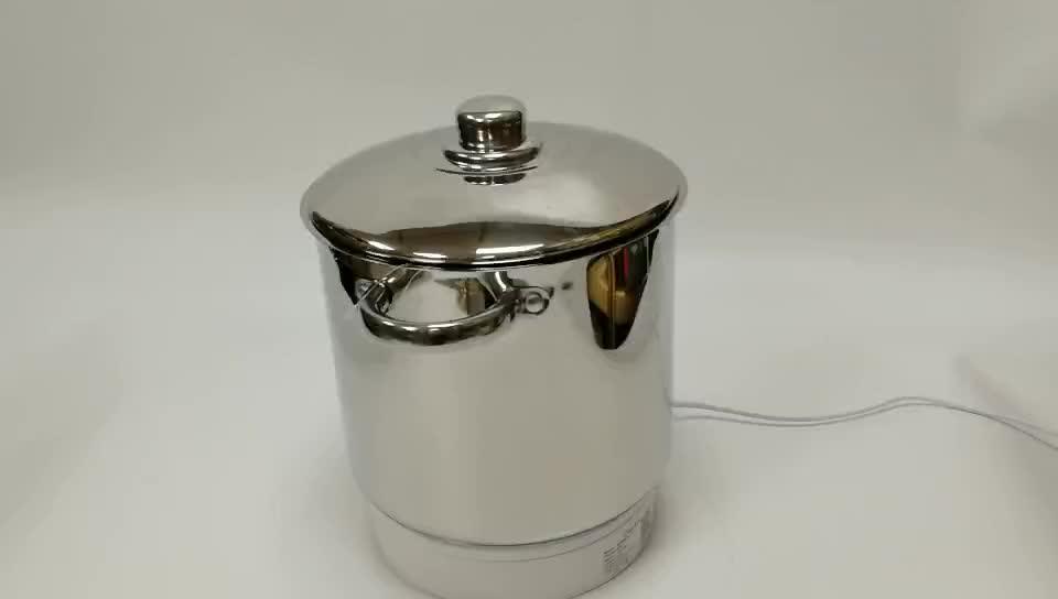 10 Piece Stainless Steel Soup Stock Pot 5 Pieces Heavy Pot And 5 Pieces S/s Lids Cookware Sets