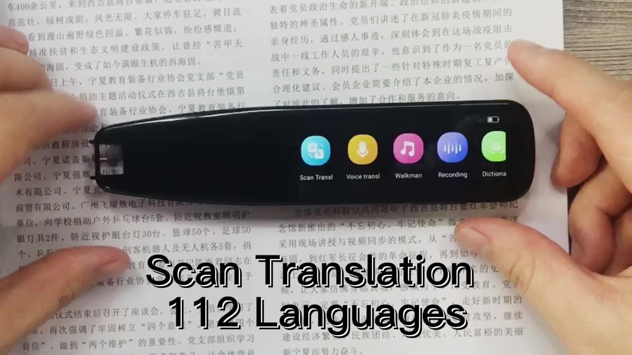 Newyes Oem Portable Book Scanner Multi Languages Translator Smart Voice