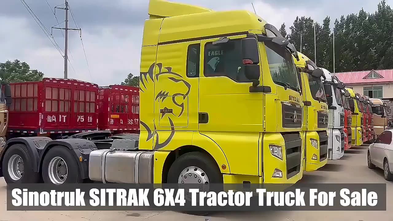 Tractor Trucks Used Sitrak C7h Euro 5 Highend Model 6*4 Tractor Truck