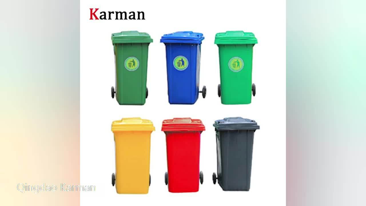 Eco Friendly Trash Can 240l Plastic Dustbin Wheeled Recycle Bin Buy