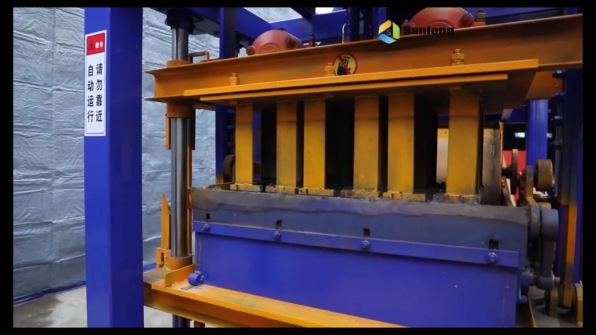 Qtj425 Soil Cement Interlocking Brick/block Making Machine In Kenya