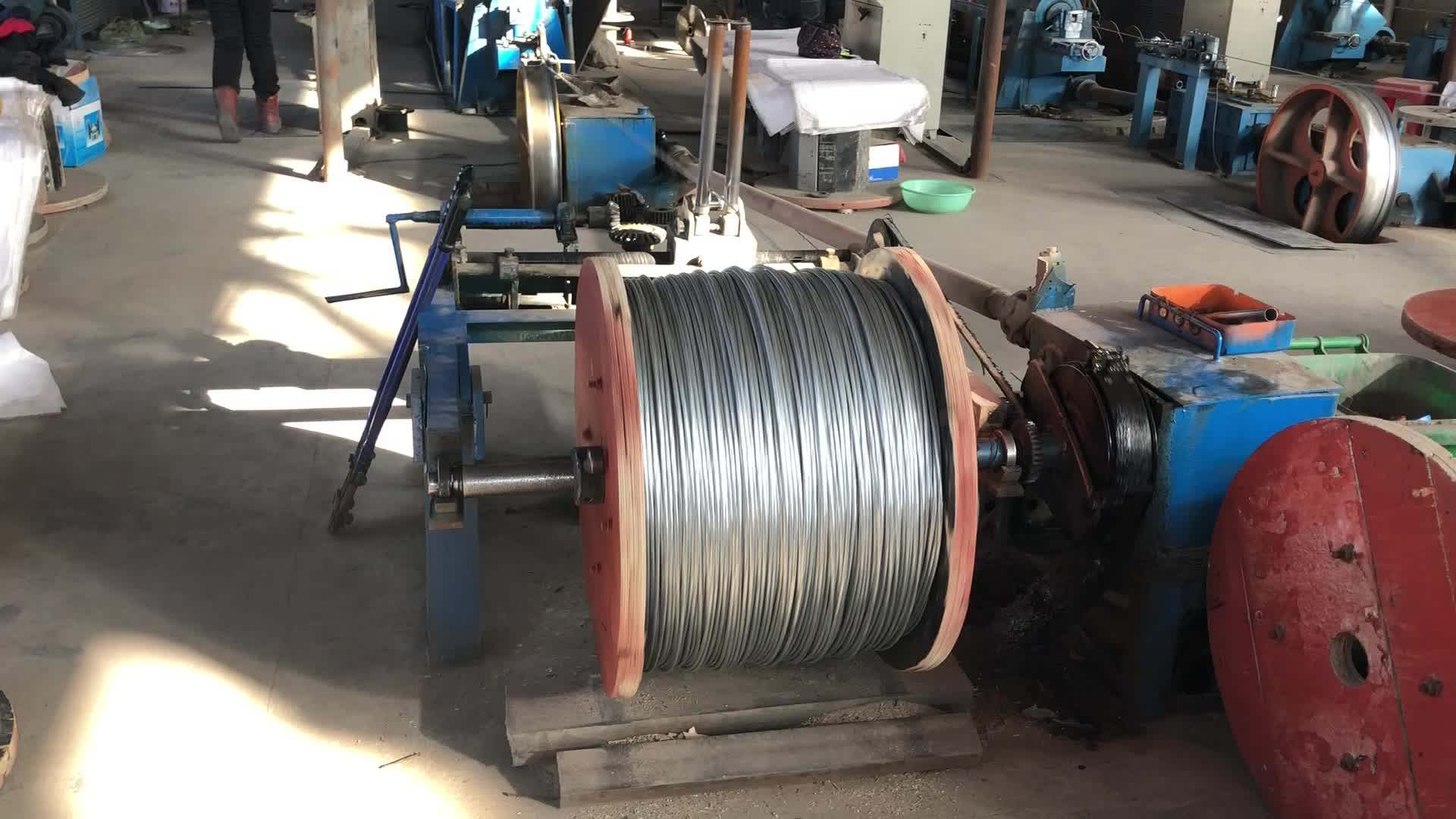 1*7 1*19 Hot Dipped Galvanized Zinccoated Gsw Steel Wire Rope Buy