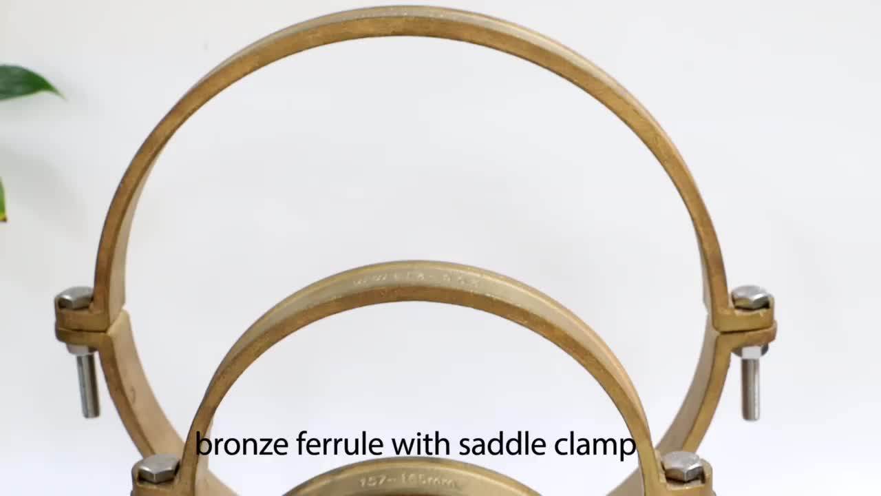 Bronze Self Tapping Screw Down Valve Ferrule With Straps Buy Ferrule