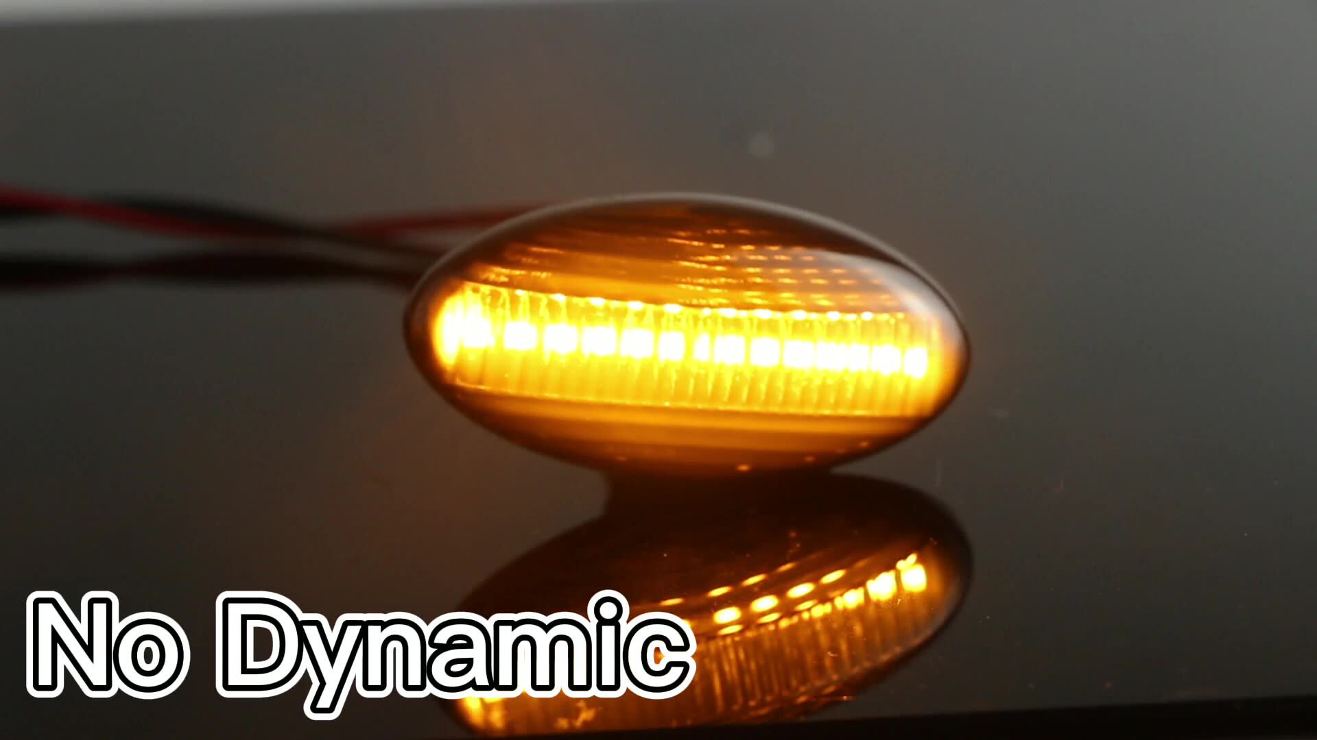 Asasytal Dynamic LED Side Turn Signal, 12V 18 SMD Amber Turn Signal With Canbus Black Smoke Lens for 107 108 206 301 307 407 607 Restyling Ci-troen C1 C2 C3 C4 C5 Xsara, 2 Bulbs