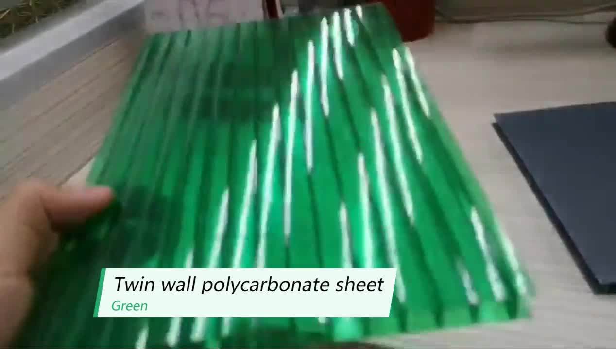 High Quality Cheap Colored Heat Reflective Harga Twinwall Polycarbonate