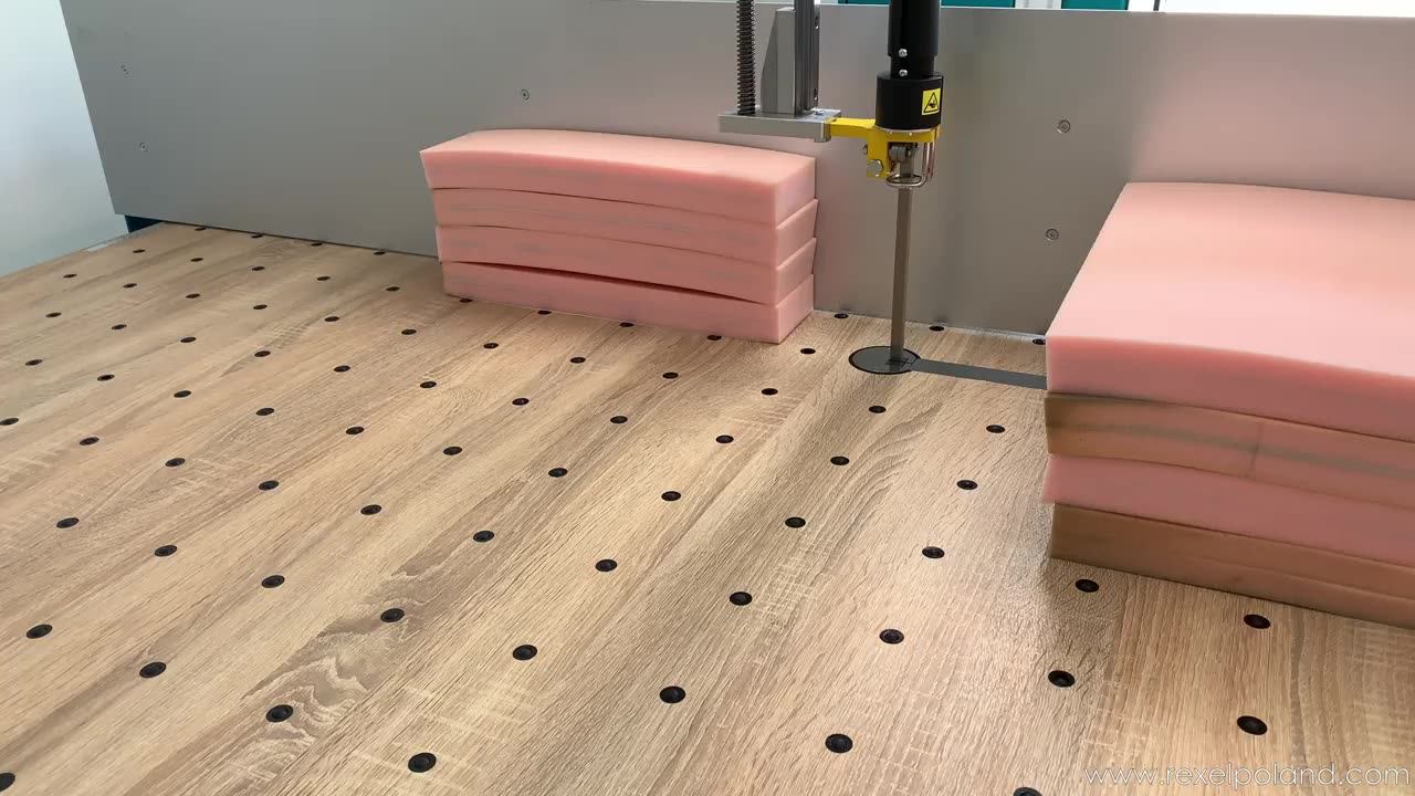 Band knife machine R1150 for upholstery foam cutting, View band knife