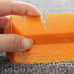 Toothed comb for dandruff removal, super dense adult comb, lice comb that does not hurt the scalp, encrypted louse egg removal, dense teeth children's comb 