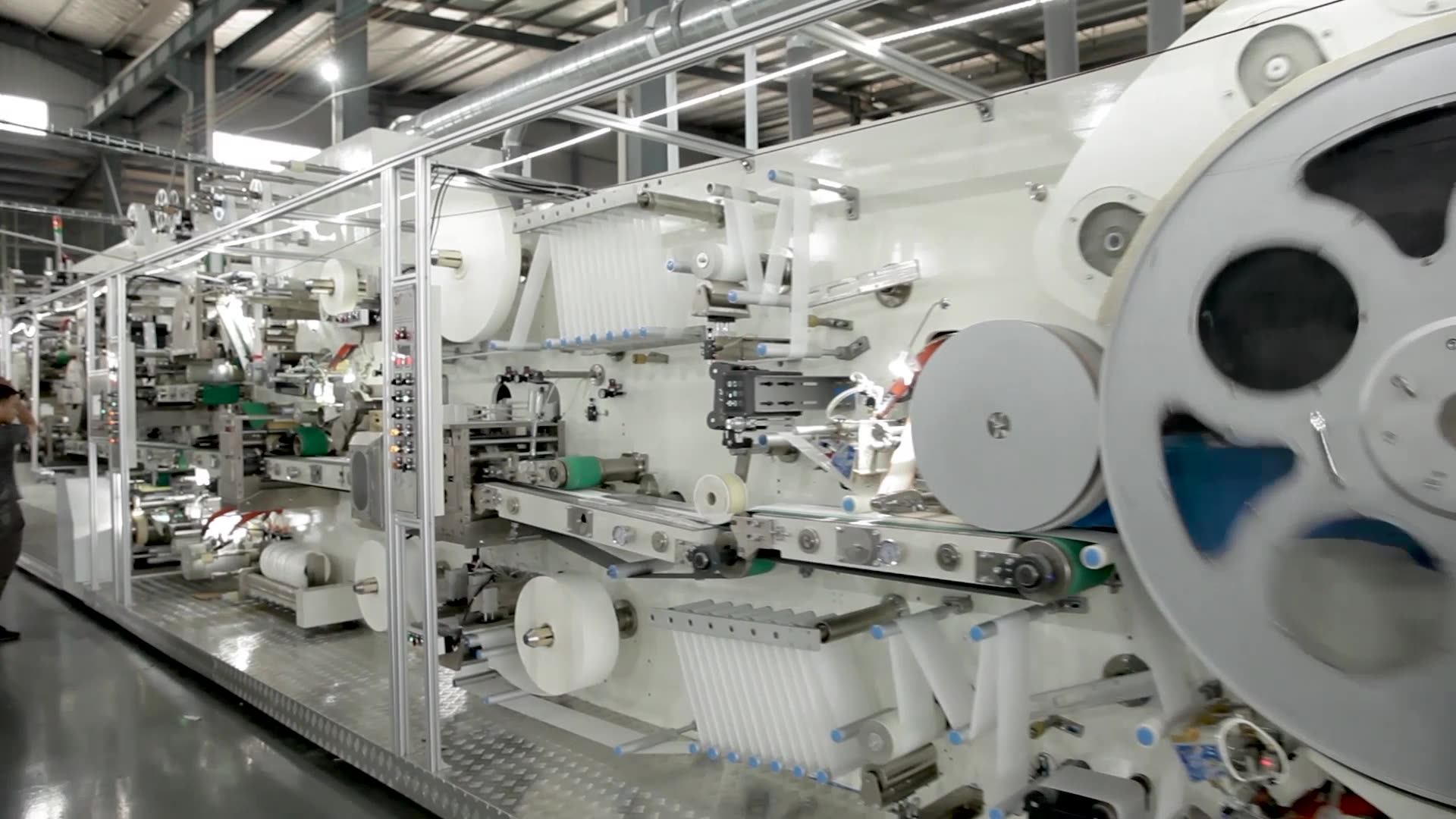 High Quality Fully Automatic Disposable Baby Diaper Making Machine With