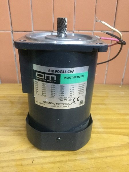 Japan Dongfang Motor 5lk90GU-CW fixed speed OM Dongfang Motor can be equipped with 5GU reducer dismantling spot