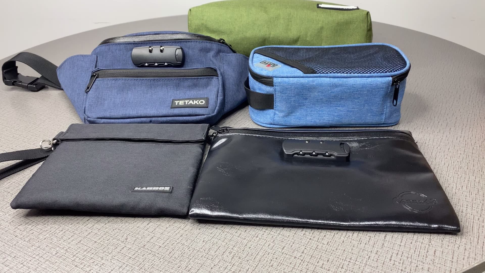 Travel Large Odor Proof Activated Carbon Lined Bags Smell Proof Stash