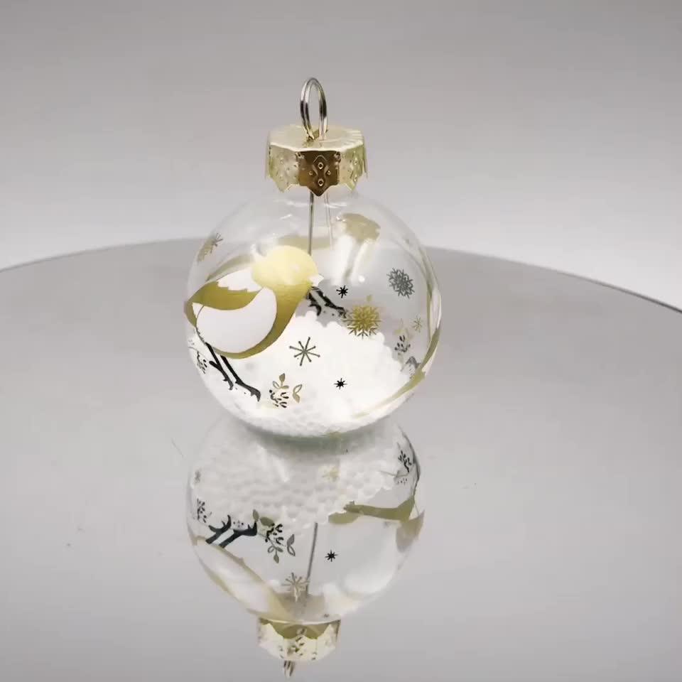 4" Dia Hanging Plastic Christmas Flat Ball Ornament Buy Christmas