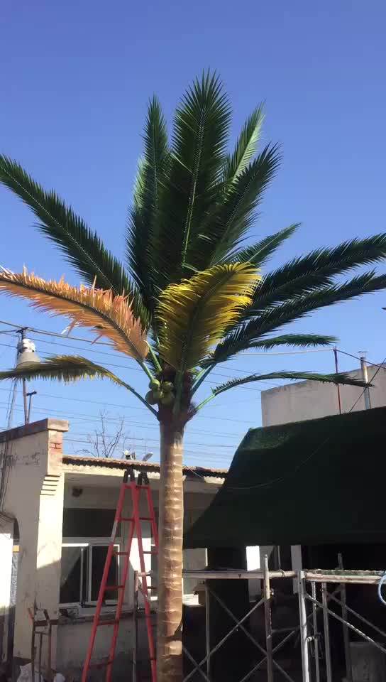 Outdoor Fireproof Antiuv Plastic Artificial Royal Palm Tree Buy