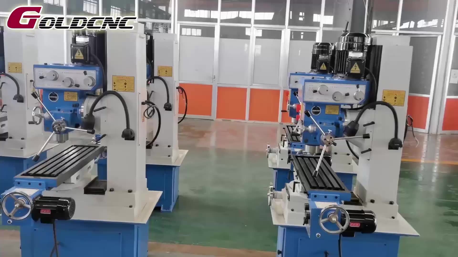 GOLDCNC ZX50C Drilling and Milling Machine - High Accuracy