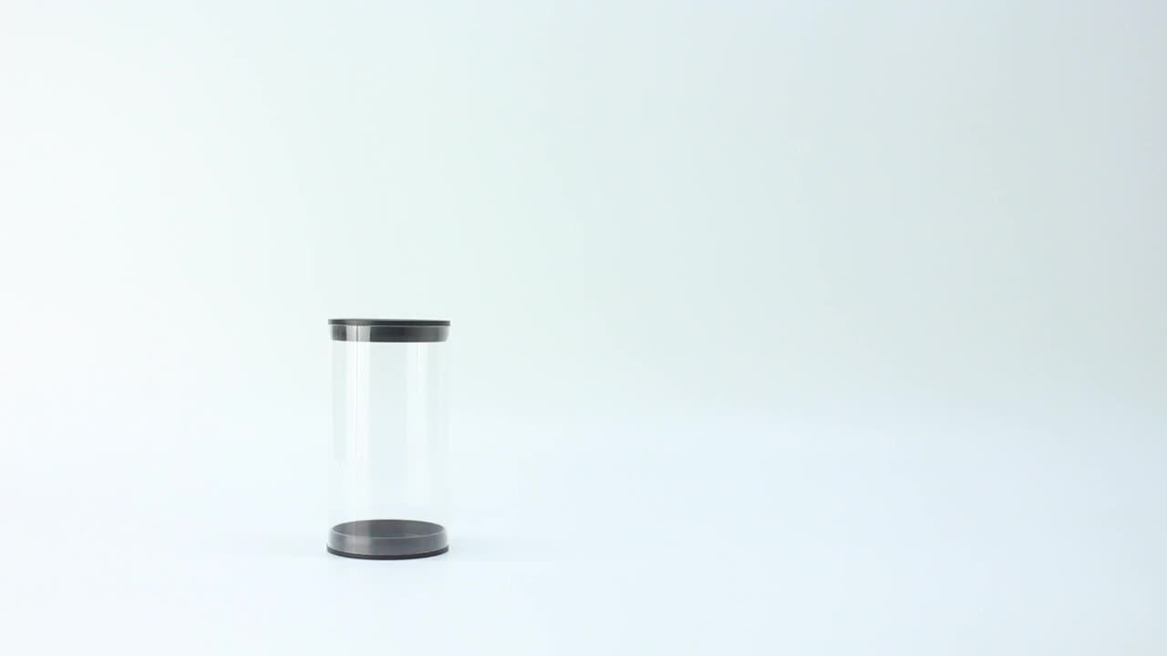 Clear Tube Plastic Box Packaging For Candy Pc Plastic Tube Packaging