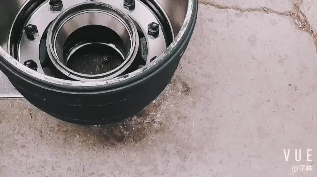 Standard Size Outboard Brake Drum Heavy Duty Truck Semi Trailer Axles