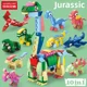 Compatible with Lego Blocks Children's Puzzle Assembled Jurassic Dinosaur Model Toy Compatible with Lego Boys Animals