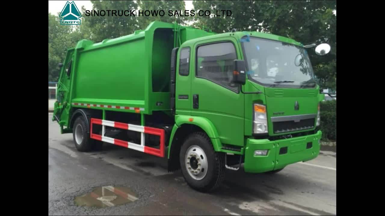 12cbm 20cbm Garbage Tash Truck Dumpster Truck Refuse Lorry For Sale